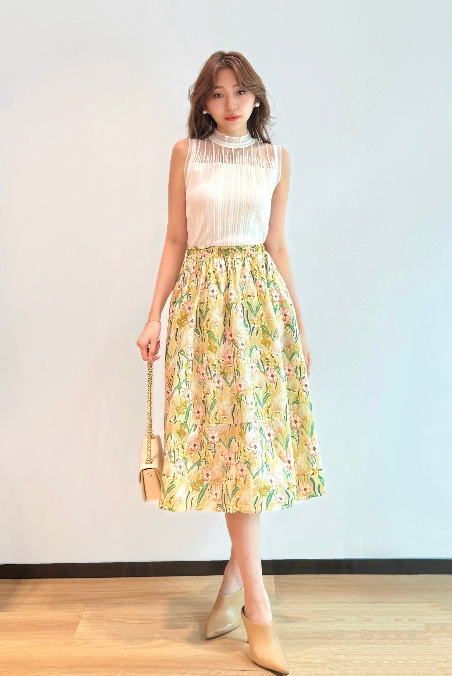 Spring Floral Skirt BB550633
