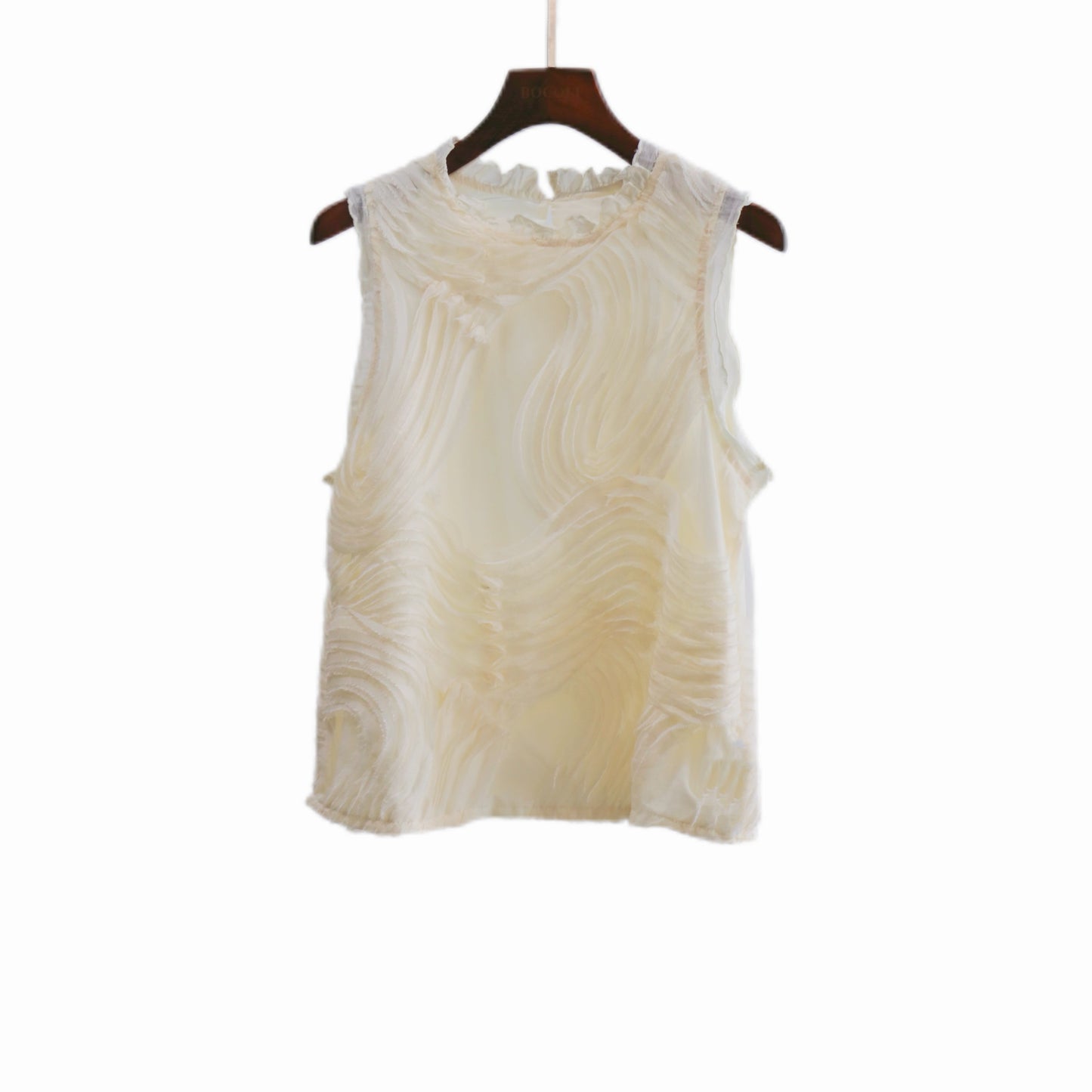 Crepe Cream Top WT233162