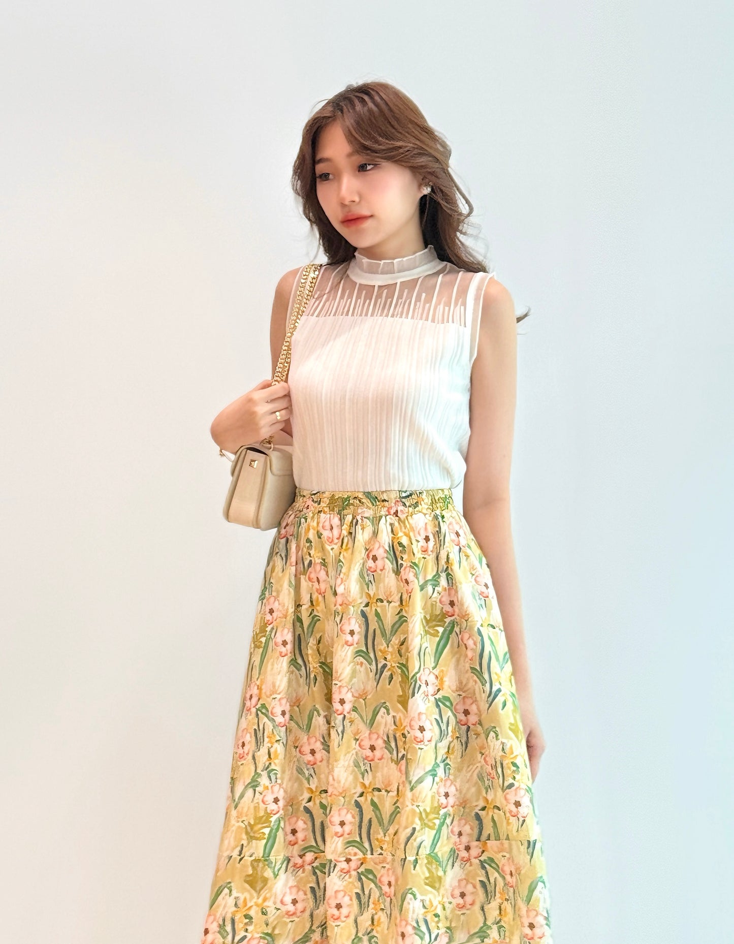 Spring Floral Skirt WBT550633