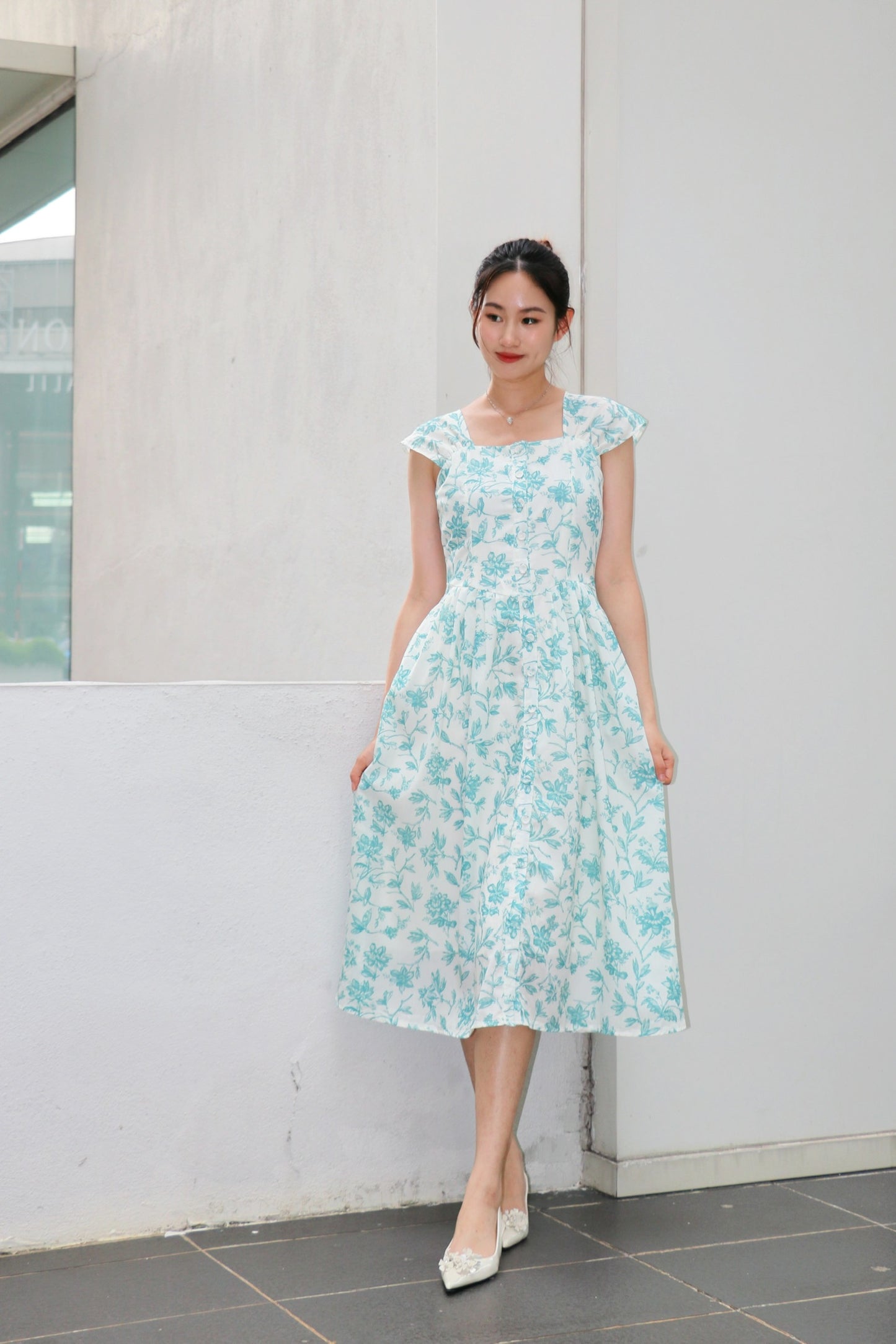 Floral Printed Dress BD462732