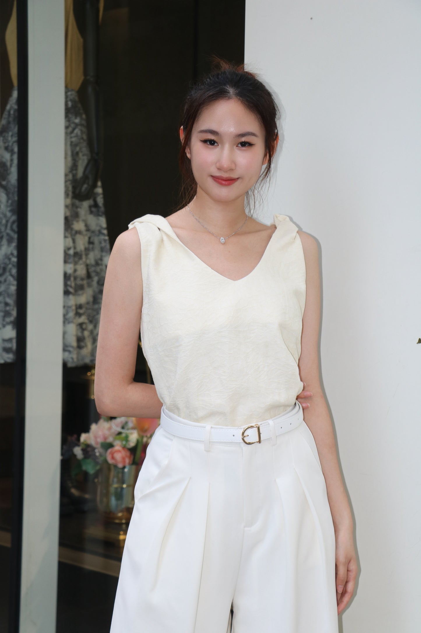Camisole V Neck Top WT54130
