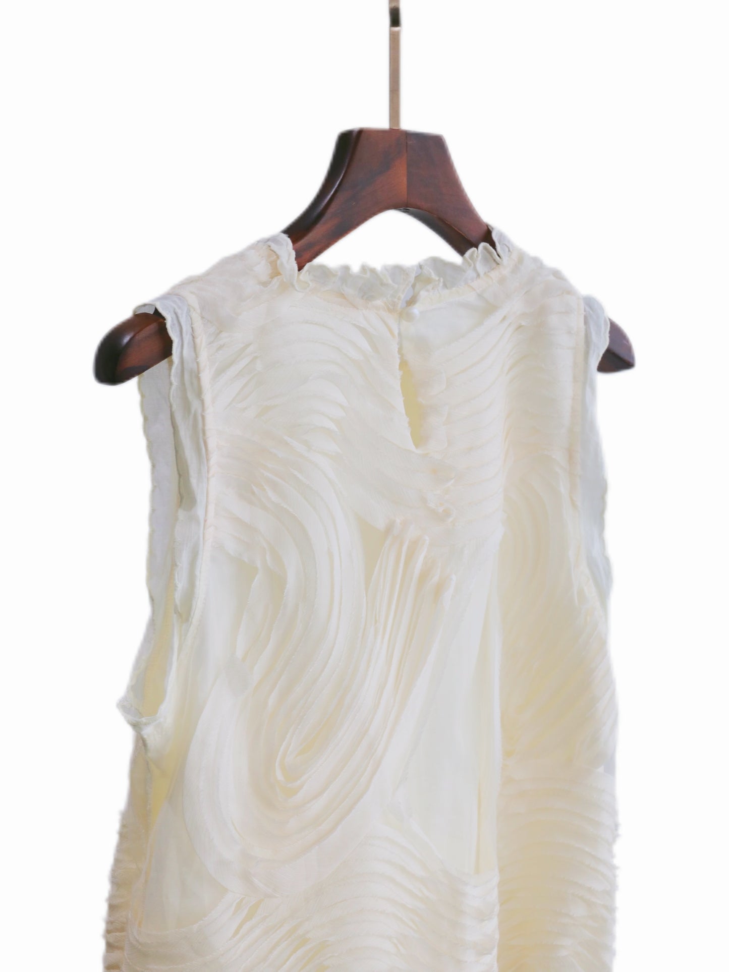 Crepe Cream Top WT233162