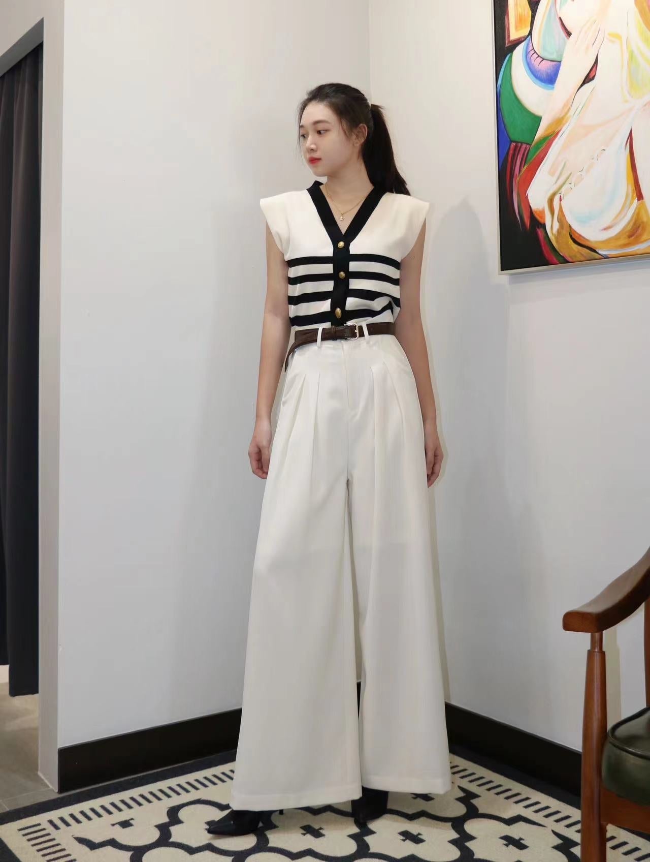 Wide Leg Trousers WP080123