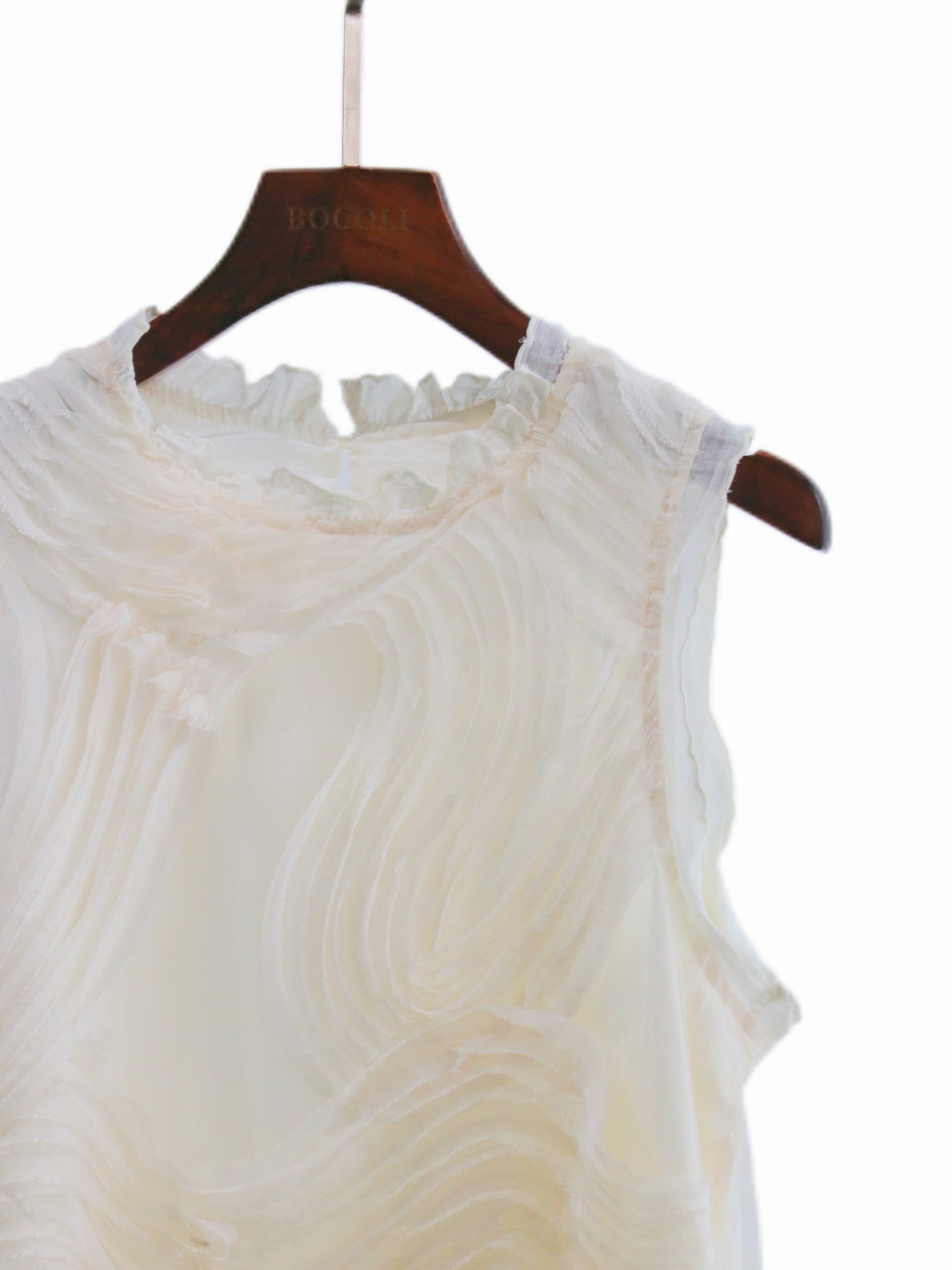 Crepe Cream Top WT233162