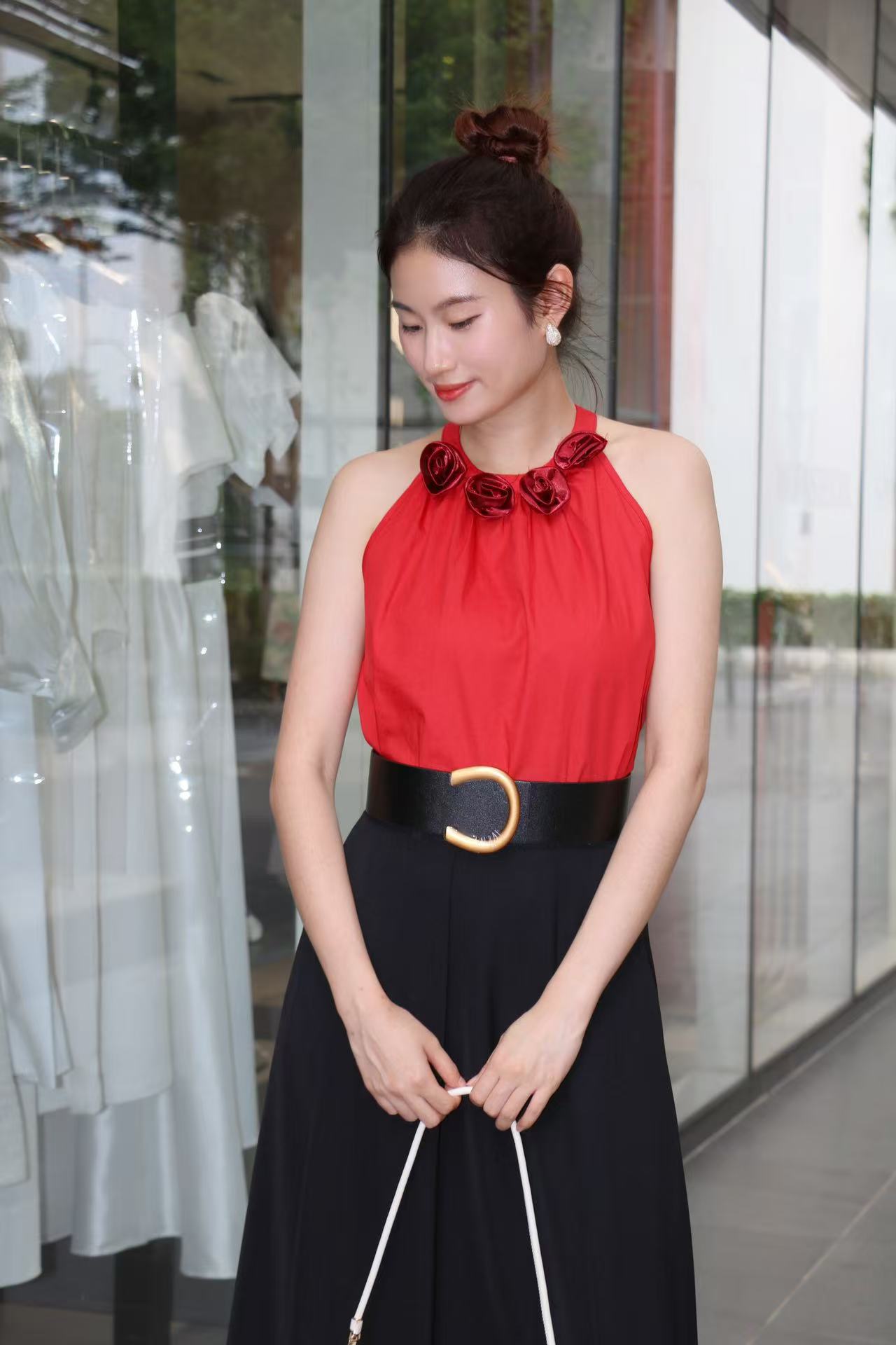 Rose Collar Blouse BT446517