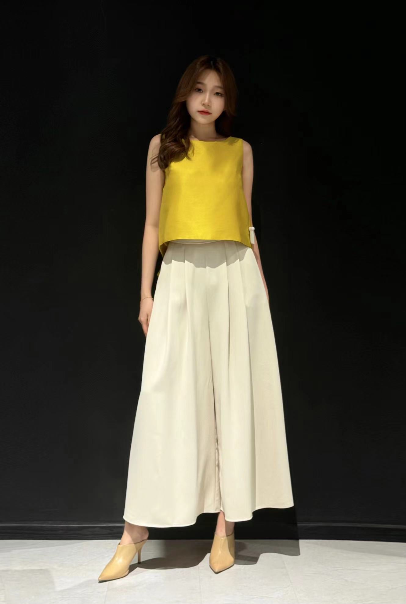 Backless Ribbon Top BT56142G