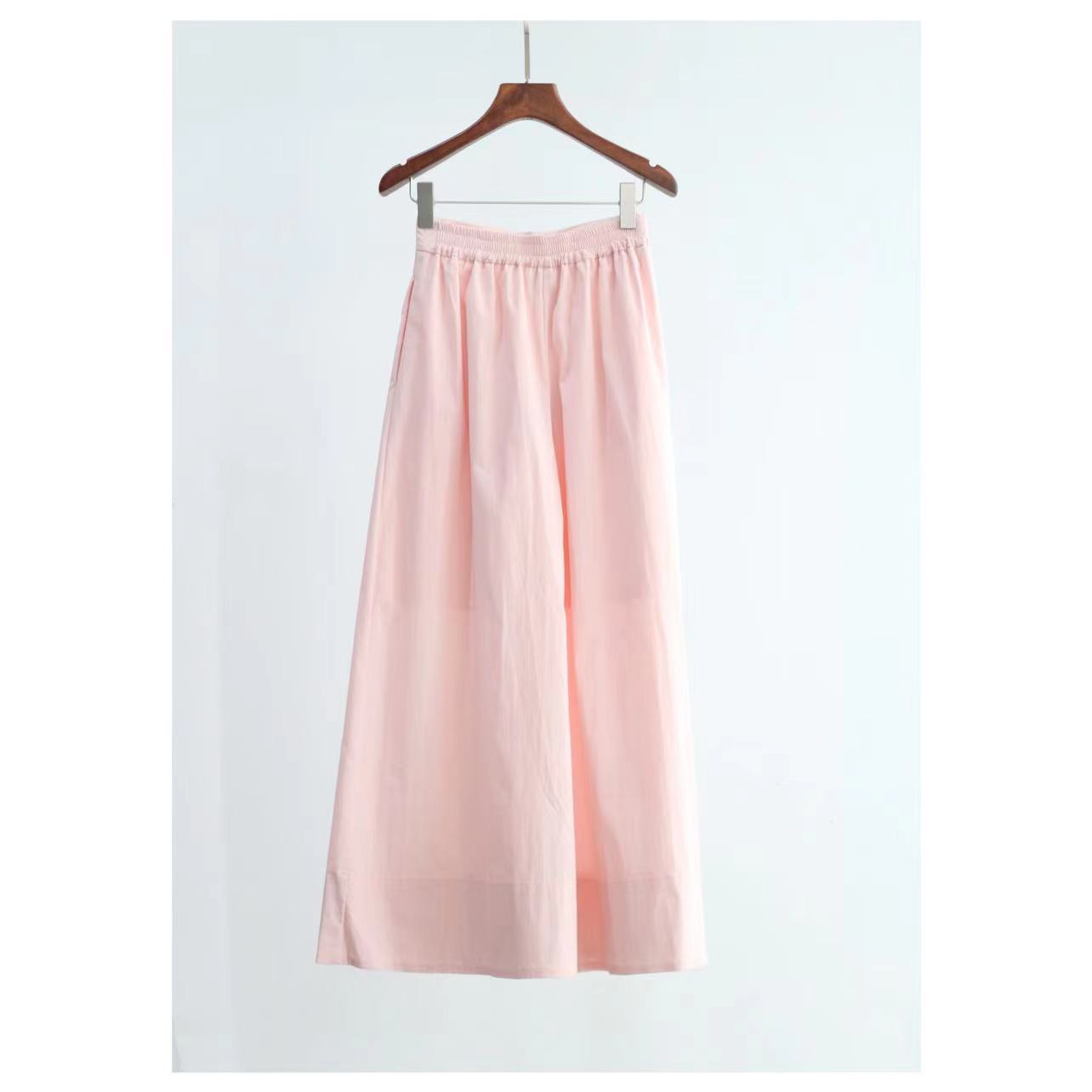 Pink Wide Leg Trousers