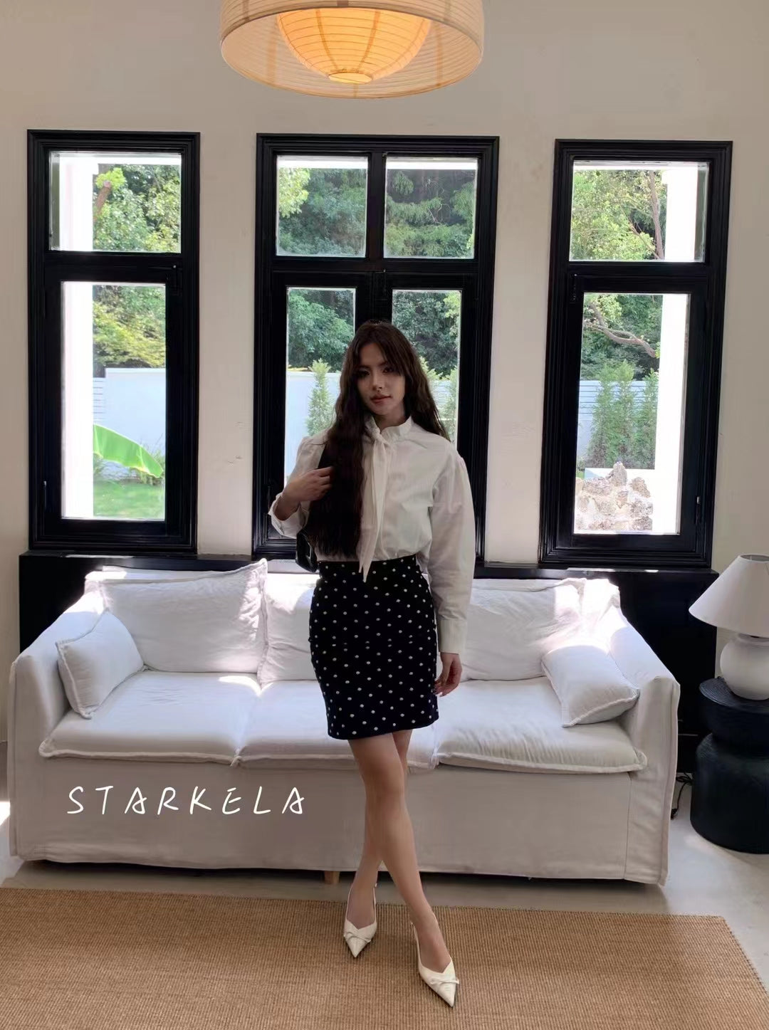 Ribbon Sling-back Heels ST88-168