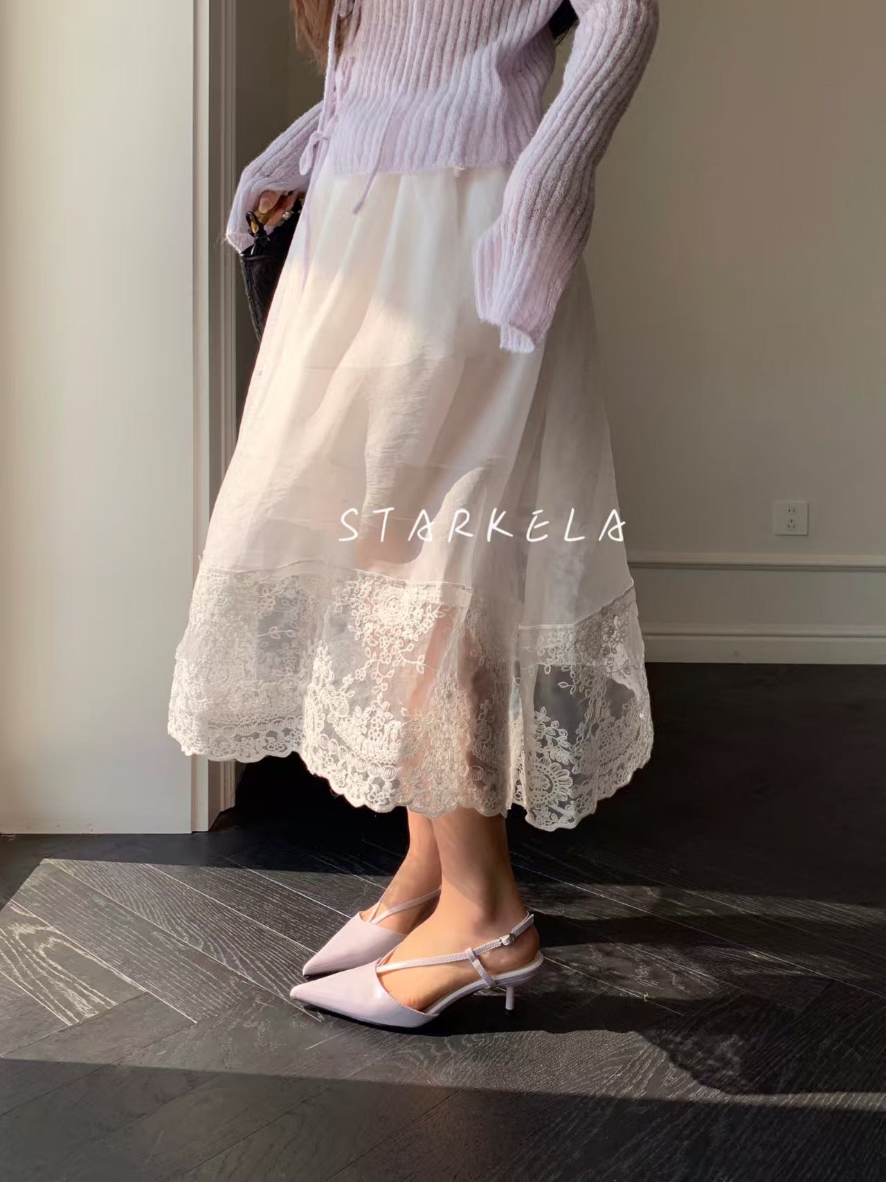 Starkela V-Strap Pointy Heels ST8-256