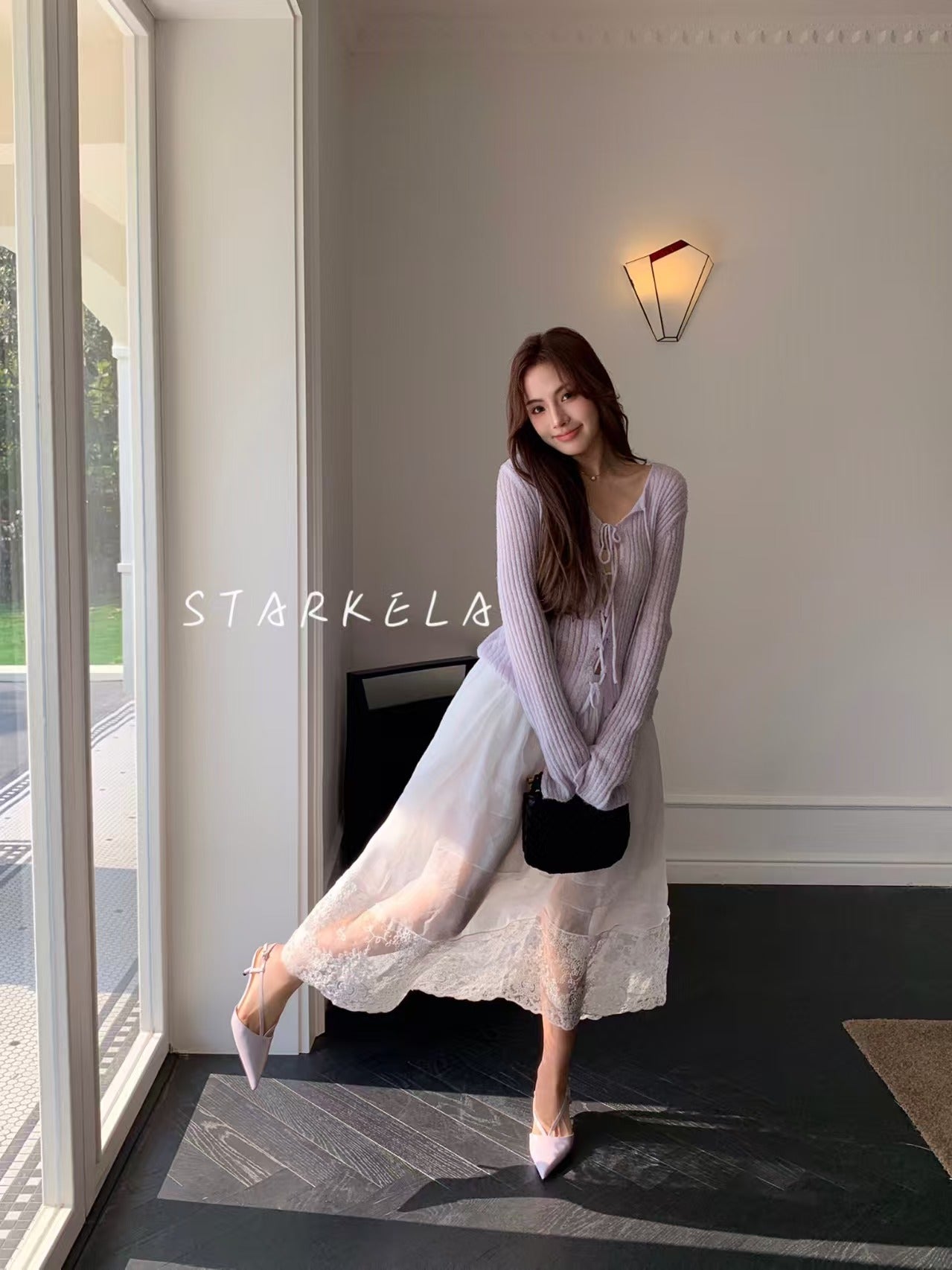 Starkela V-Strap Pointy Heels ST8-256