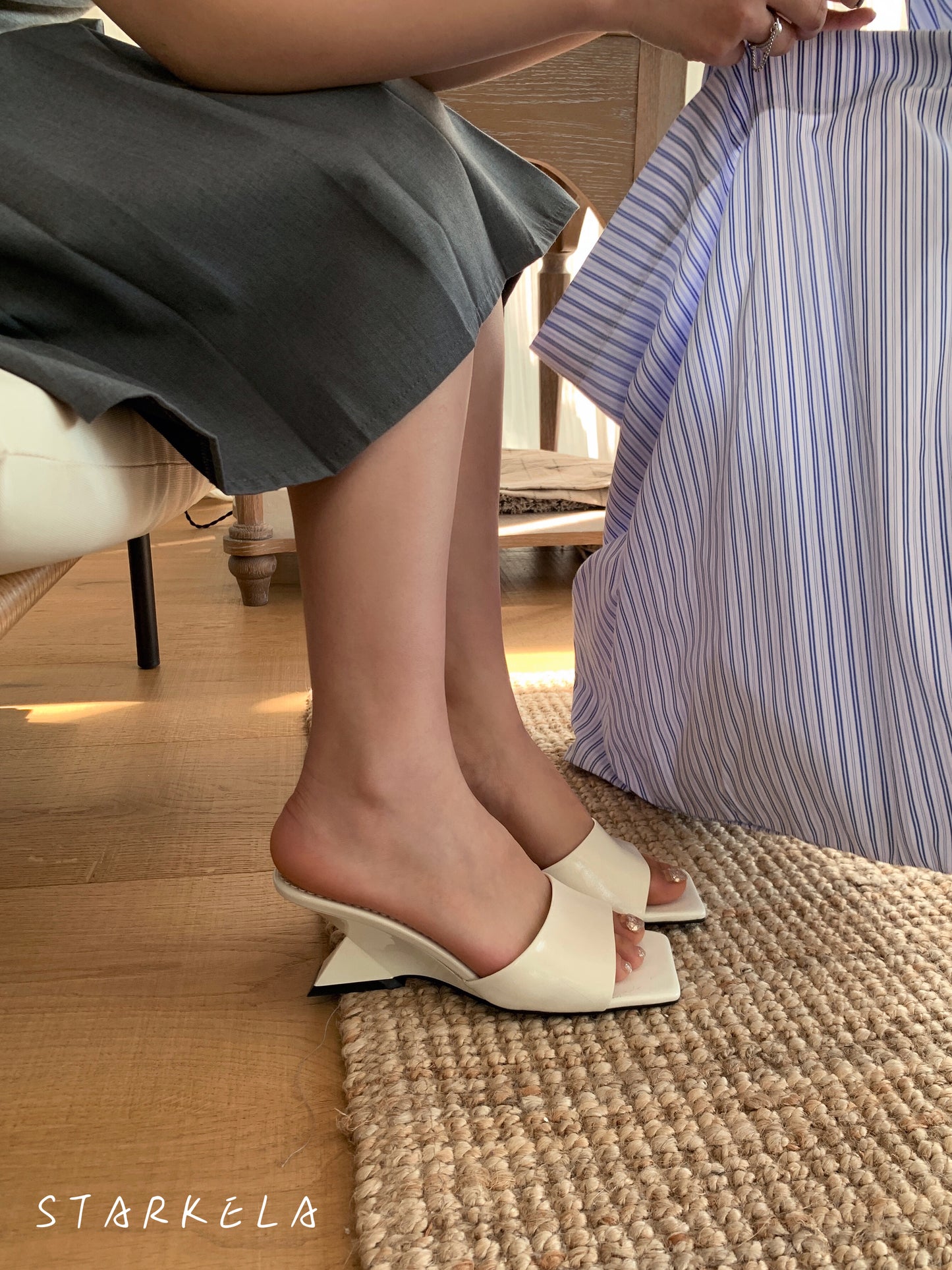 Spring Blooming Petal Sandals Heels ST8-279