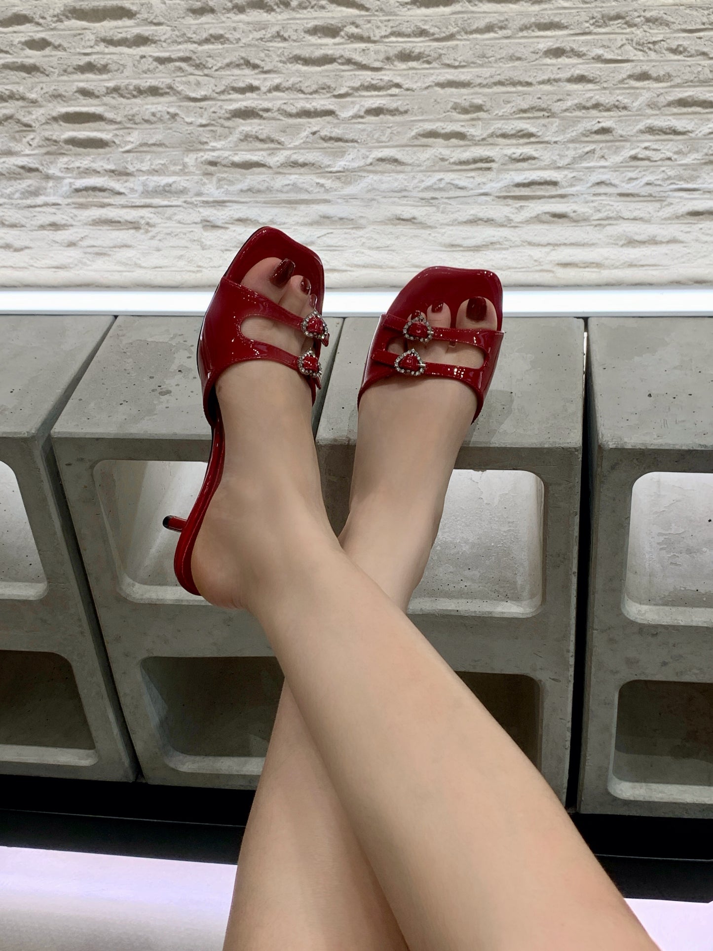 Twinkle Love Curve Kitten Heels