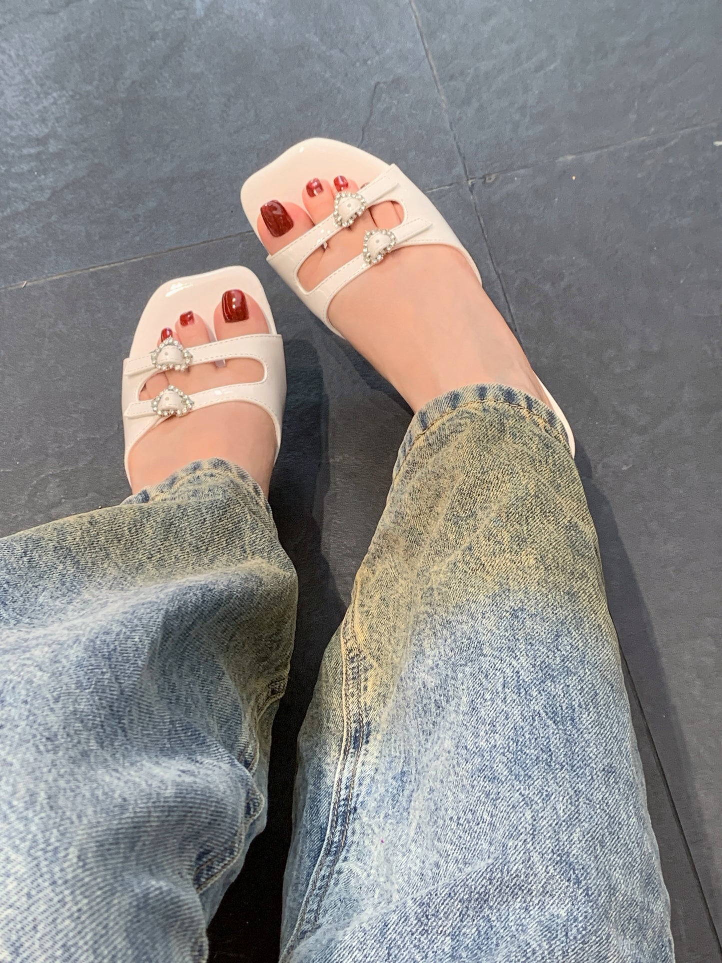 Twinkle Love Curve Kitten Heels