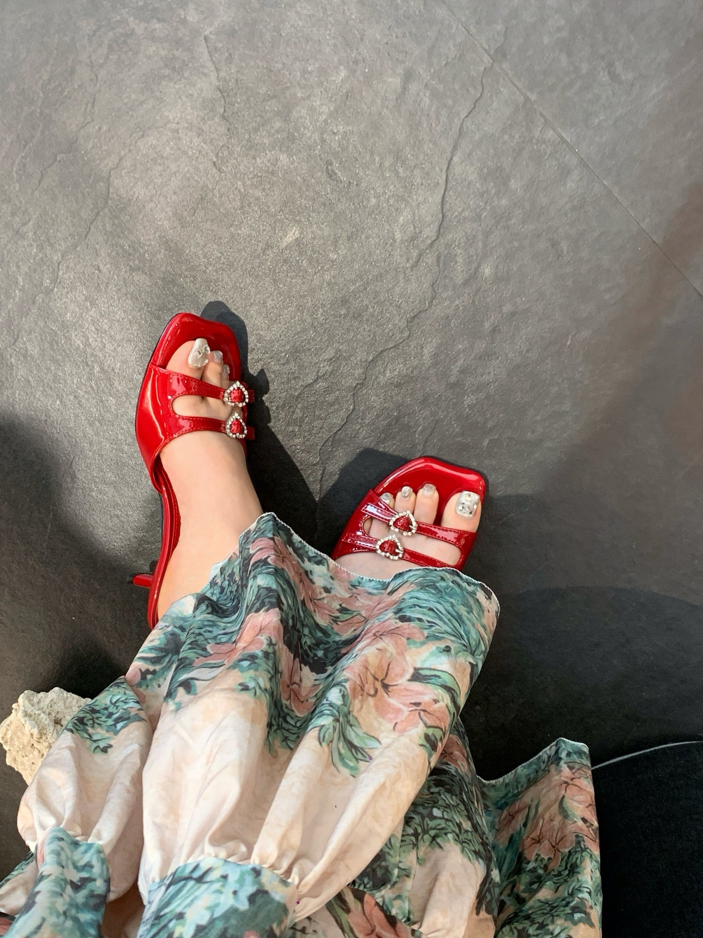 Twinkle Love Curve Kitten Heels
