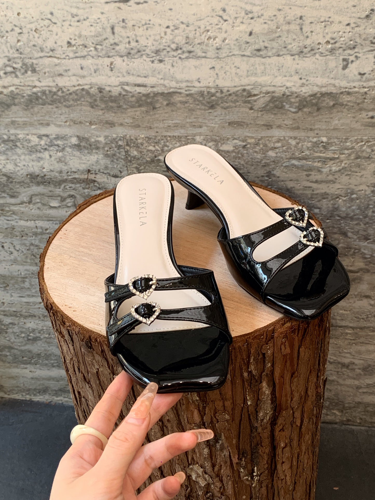 Twinkle Love Curve Kitten Heels