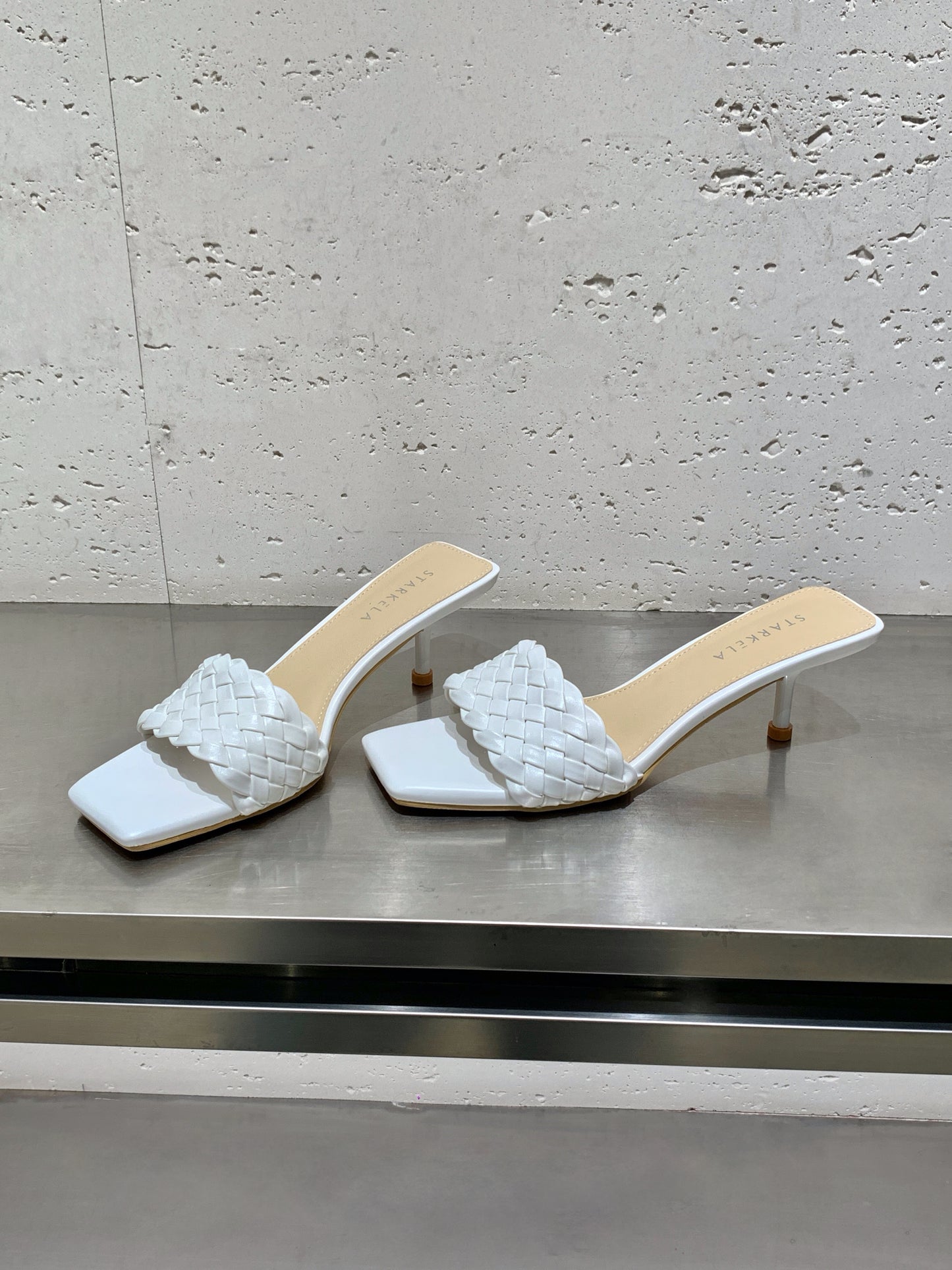 Starkela Weave Square Mules
