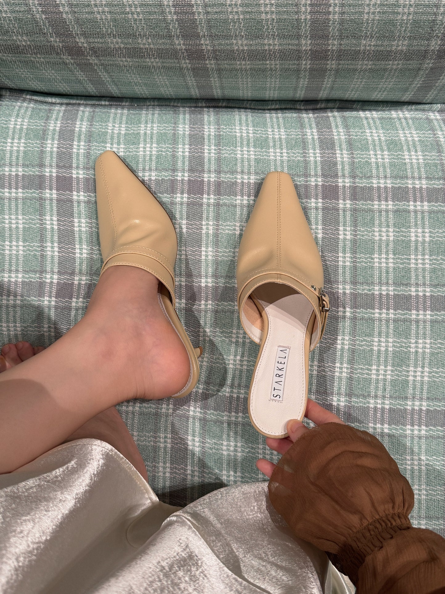 Mid Buckle Witches Heels