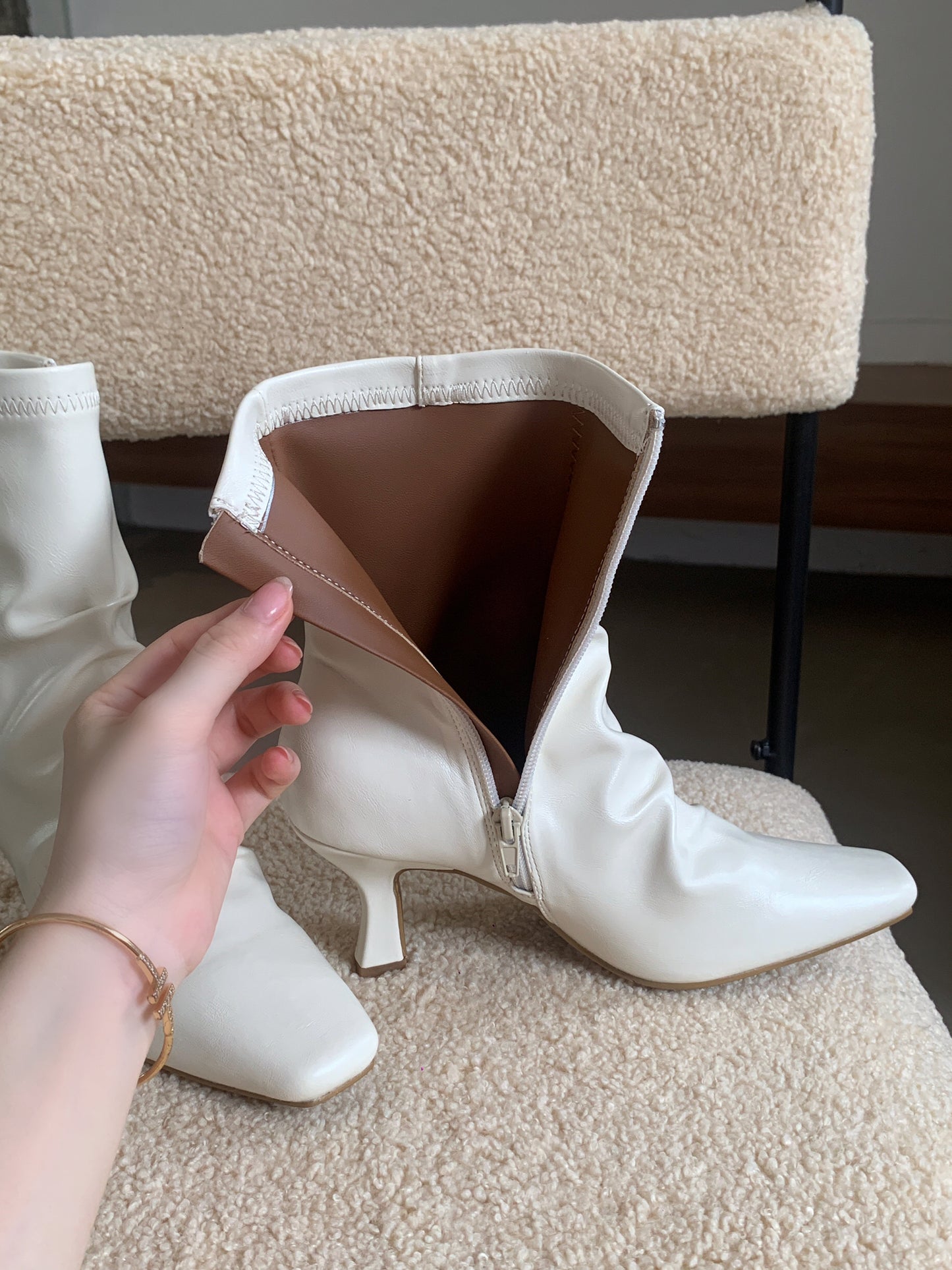 Starkela Witches Boots-Side Zip