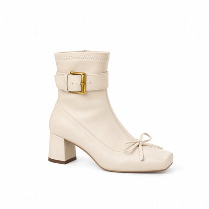 Vintage Ballet Bow Ankle Boots ST1966