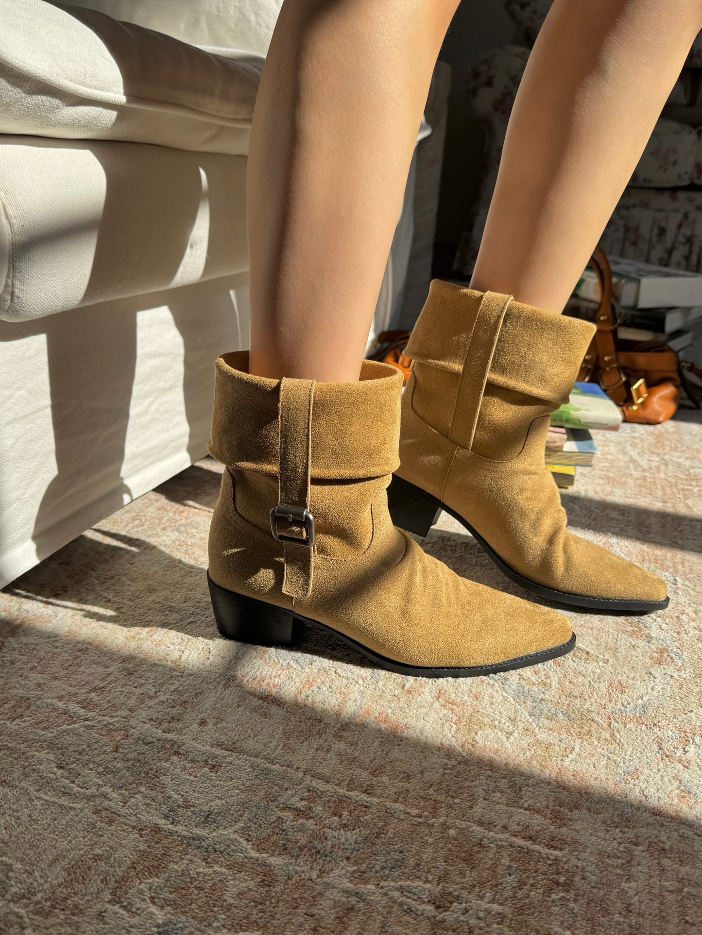 Vintage Foldable Buckle Boots SW1816