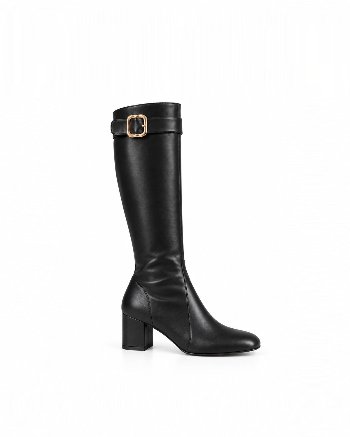 Classic Buckle Strap Knee-high Boots ST19-16