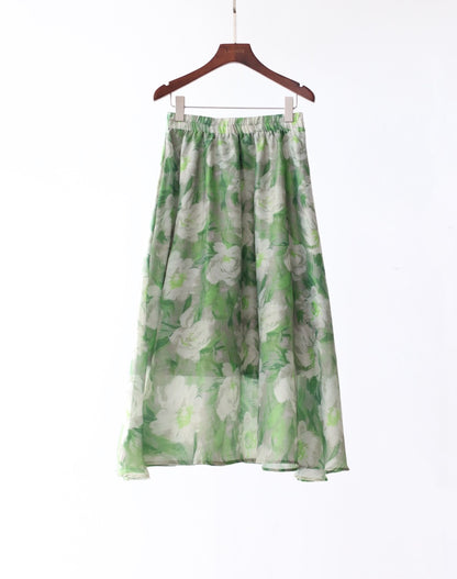 Chiffon Floral Skirt WBT430027