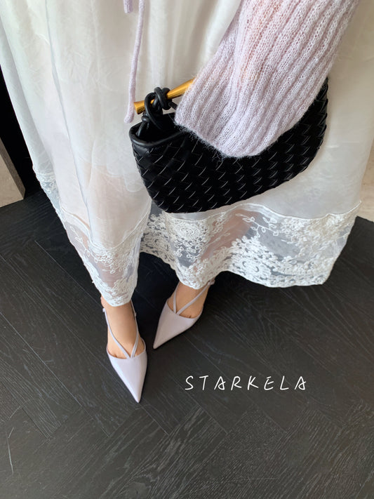Starkela V-Strap Pointy Heels ST8-256