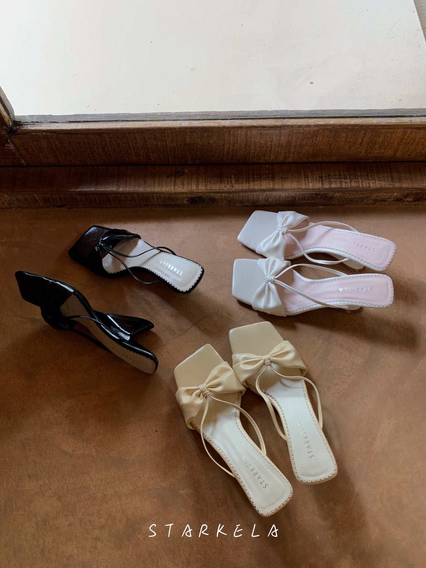 Starkela Ribbon Curve Heels ST8-285