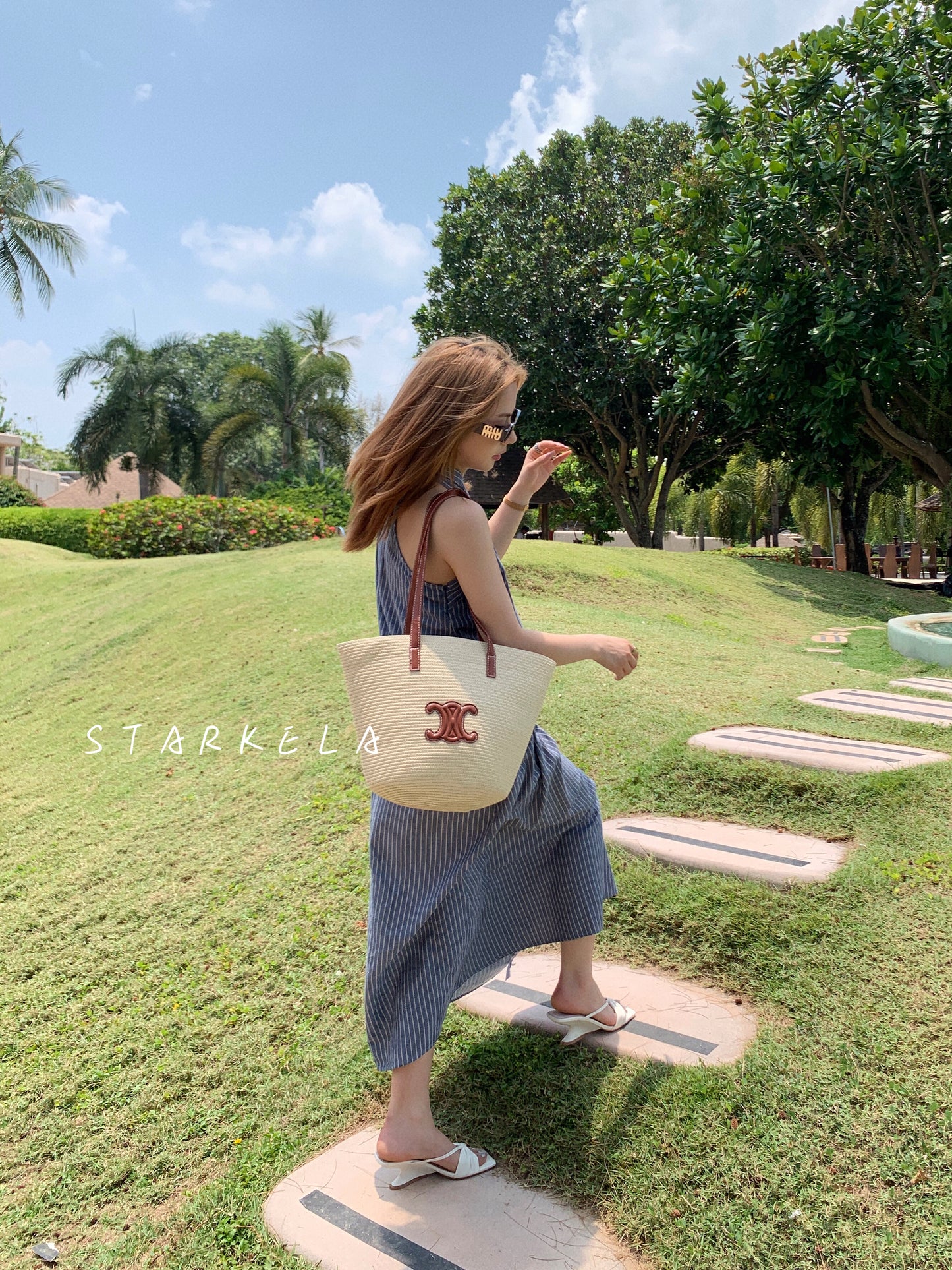 Starkela Ribbon Curve Heels ST8-285