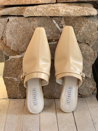 Mid Buckle Witches Heels