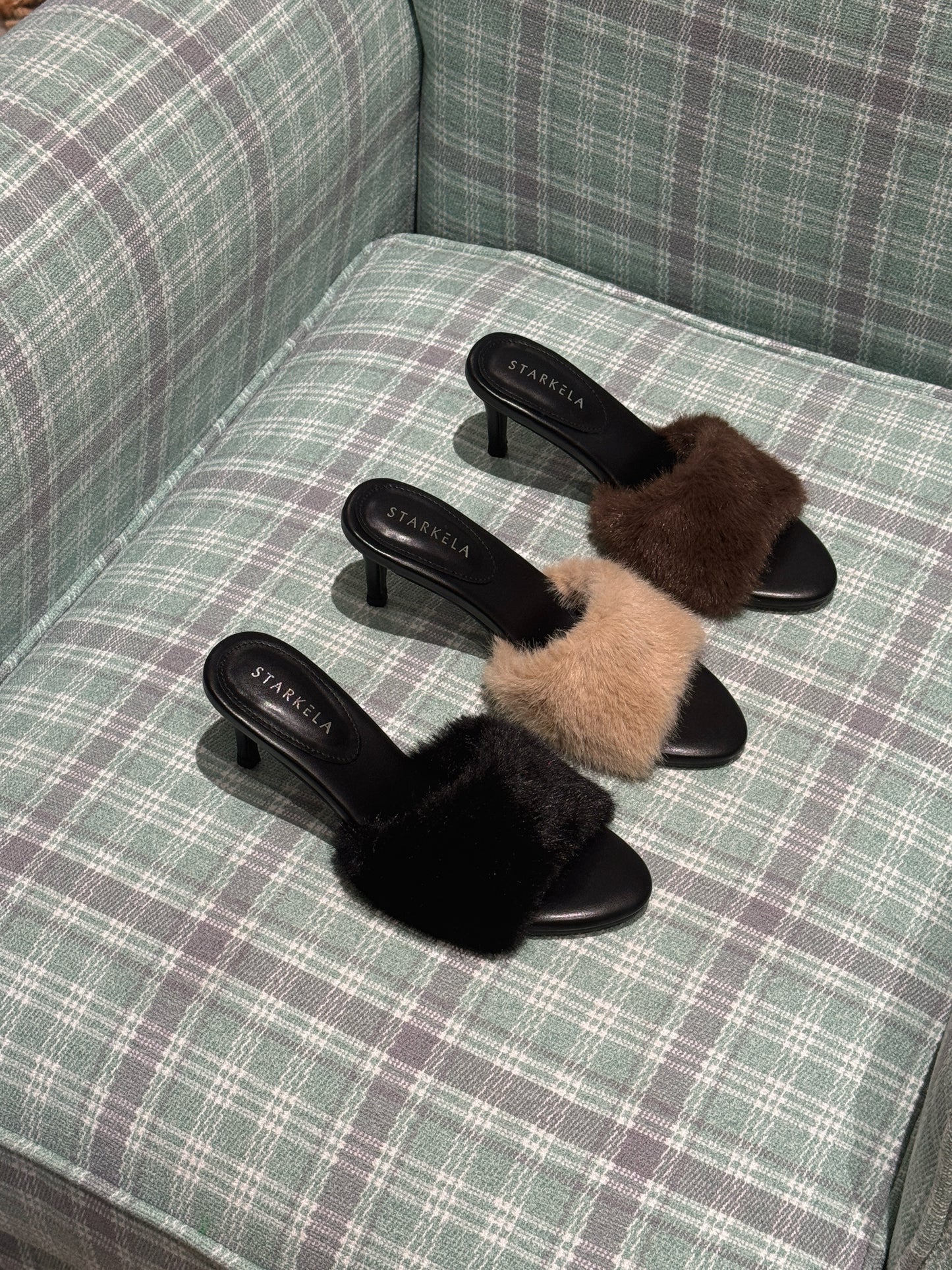 Autumn Fur Sandals Heels