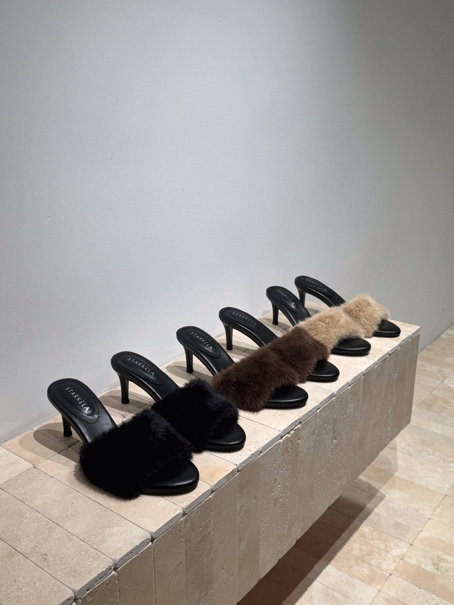 Autumn Fur Sandals Heels