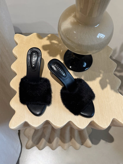 Autumn Fur Sandals Heels