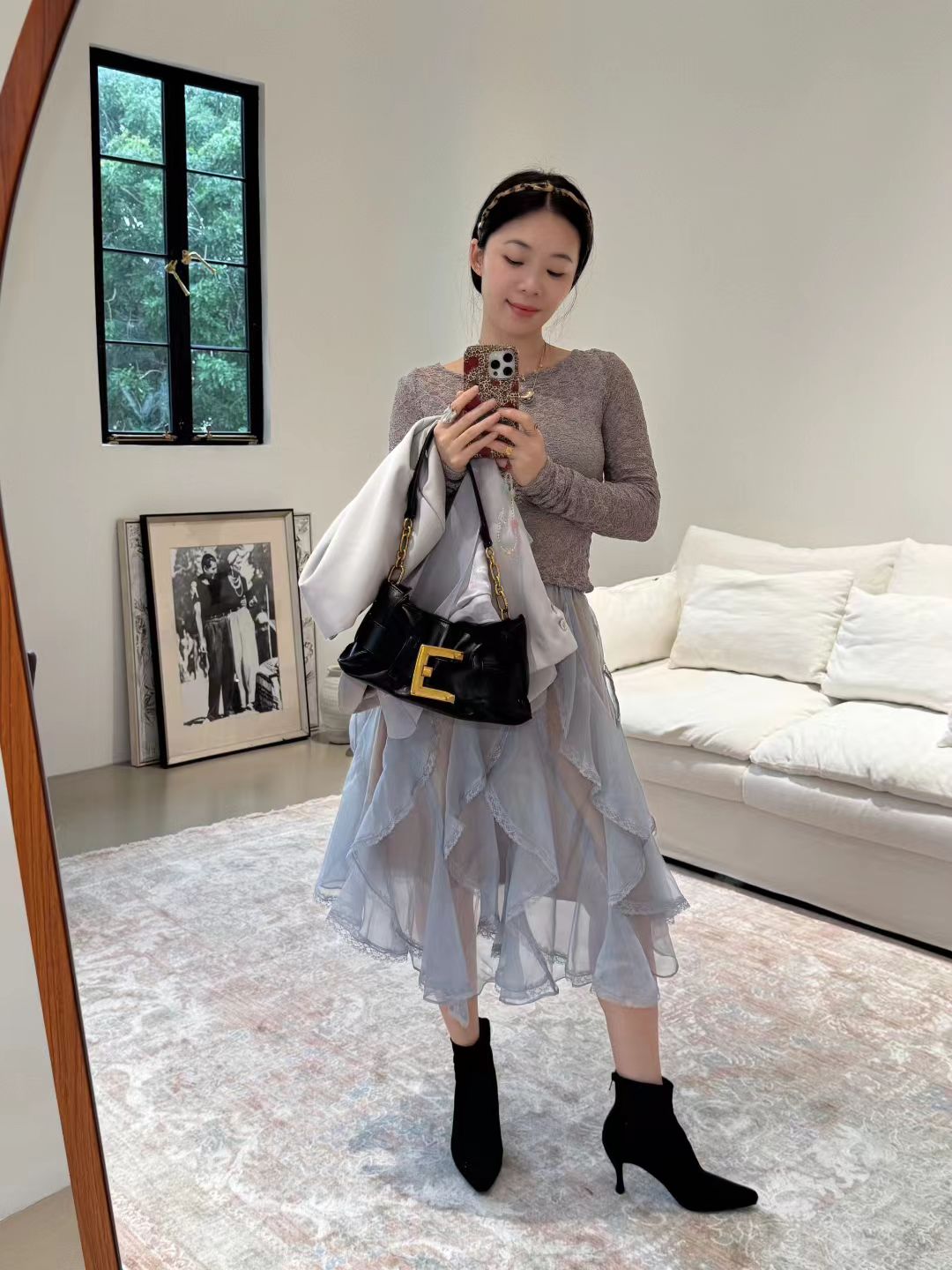 Fenla 25 Suede Pointy Ankle Boots