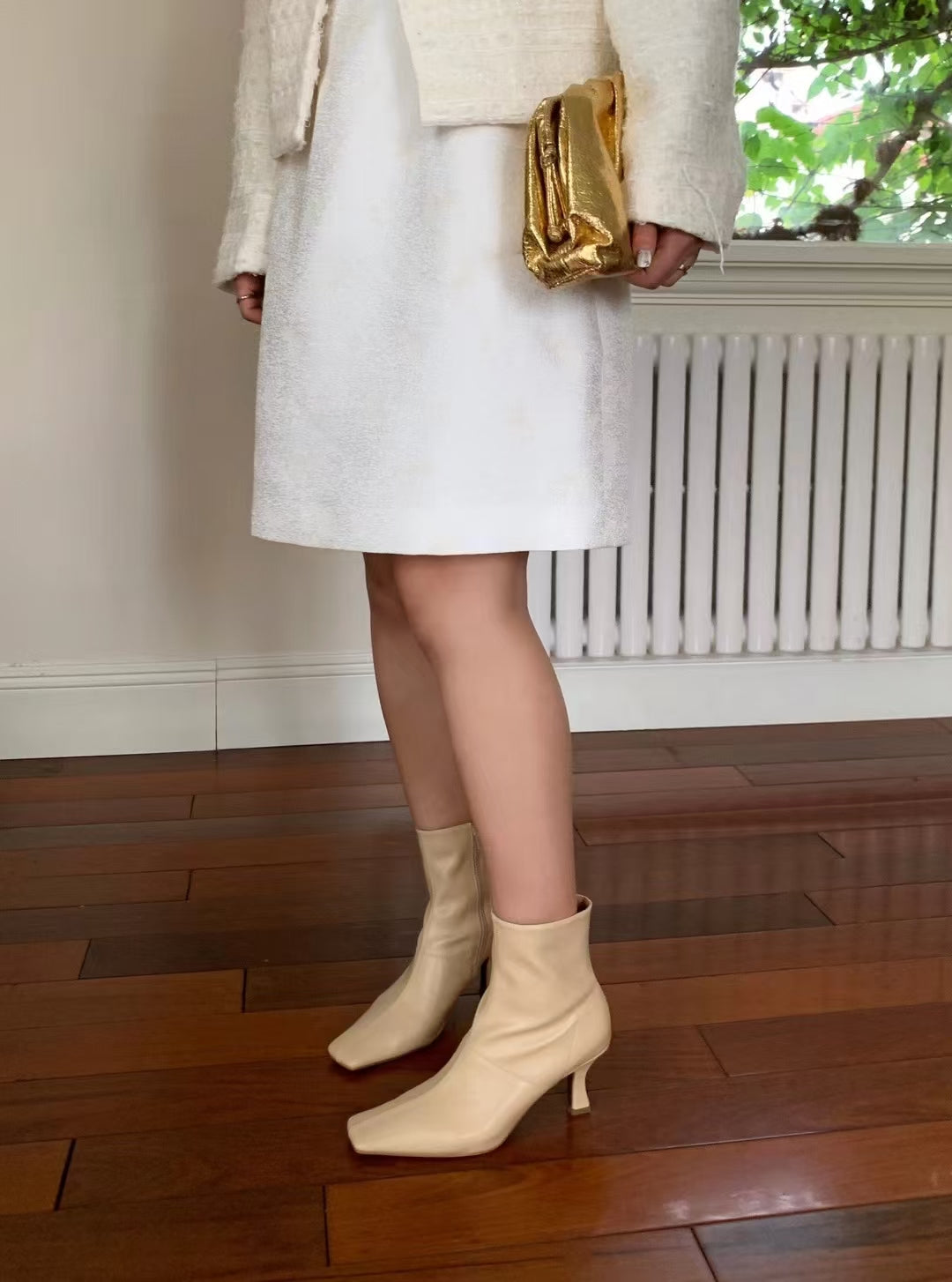 Square Toe Heeled Ankle Boots ST1828