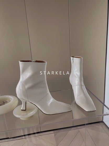Square Toe Heeled Ankle Boots ST1828