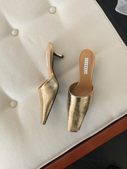 Modern Square Kittens Heels ST8-259