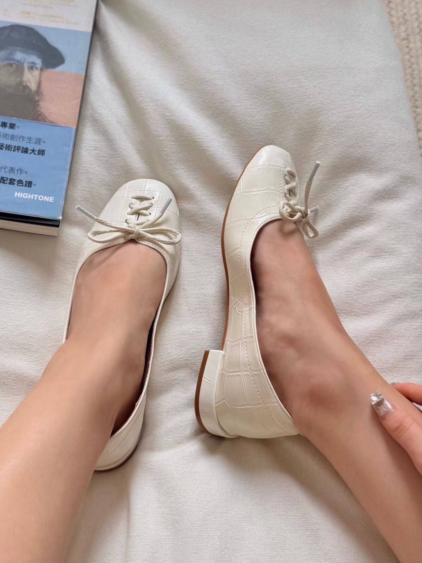 Petite Ballet Bow Flats Shoes SW6335
