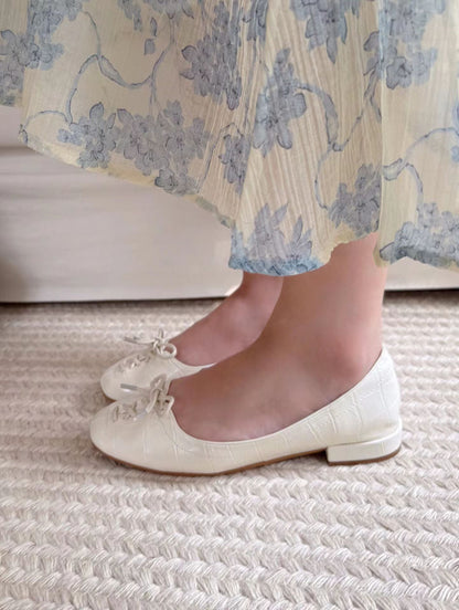 Petite Ballet Bow Flats Shoes SW6335