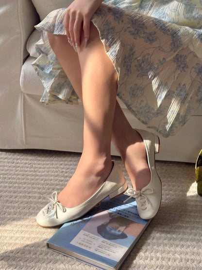 Petite Ballet Bow Flats Shoes SW6335