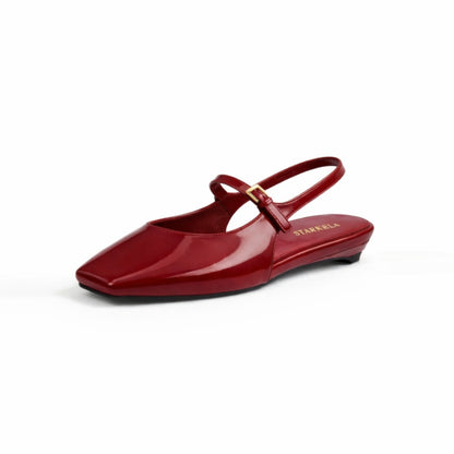 Rouge Square Mary Jane Slingback Flats SW6667