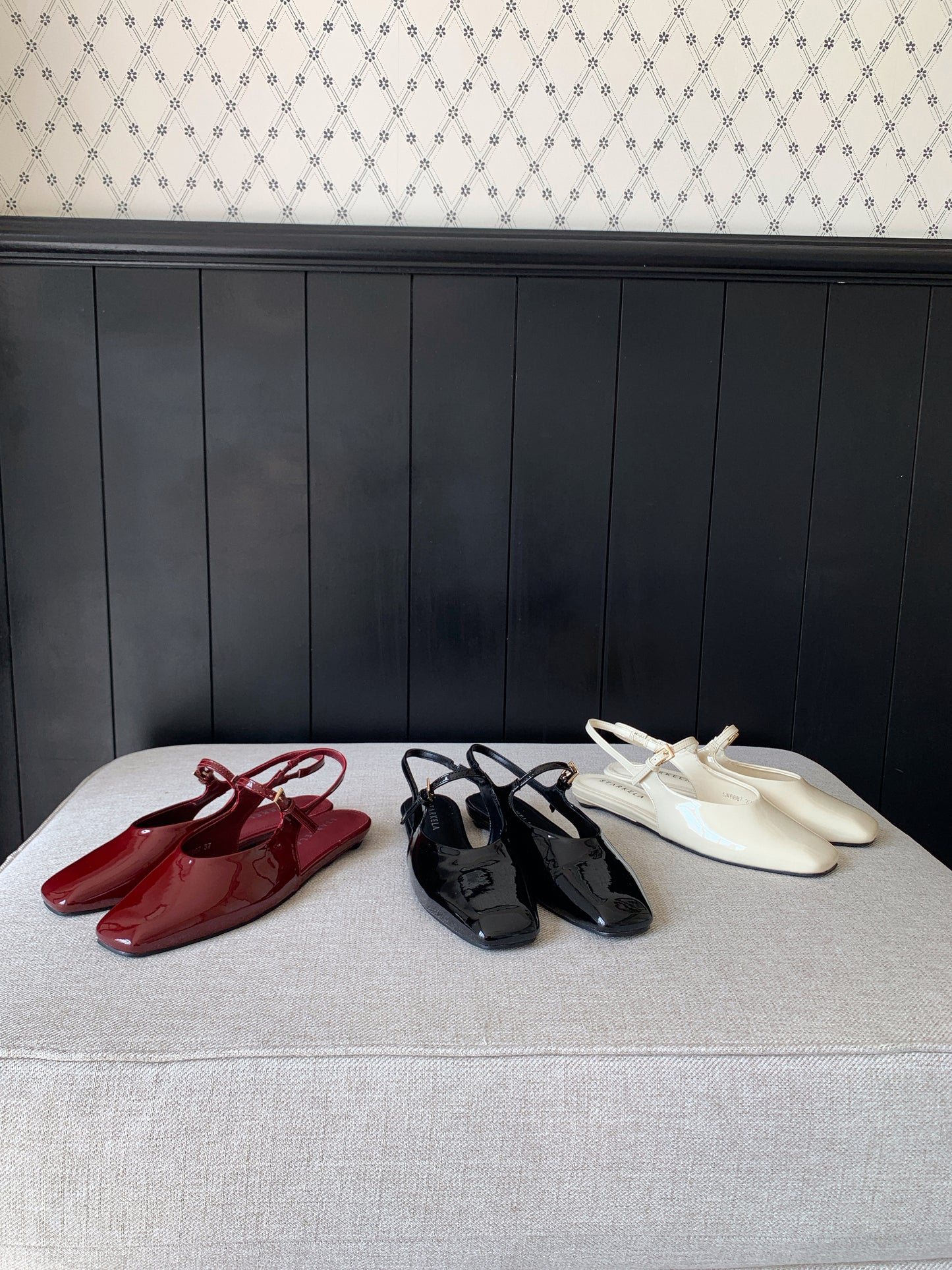 Rouge Square Mary Jane Slingback Flats SW6667