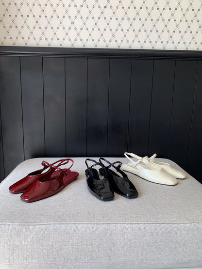 Rouge Square Mary Jane Slingback Flats SW6667