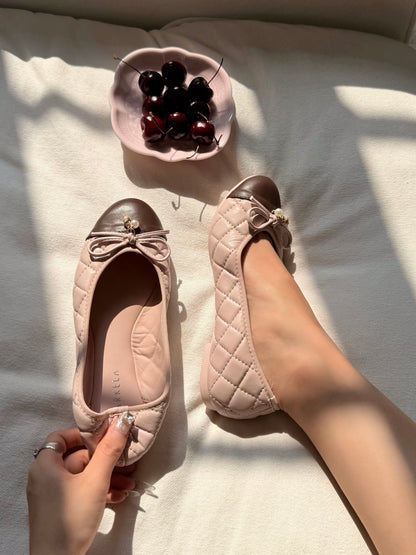 Candy Quilted Flat Pumps SZ906