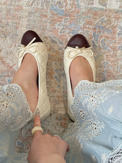 Candy Quilted Flat Pumps SZ906