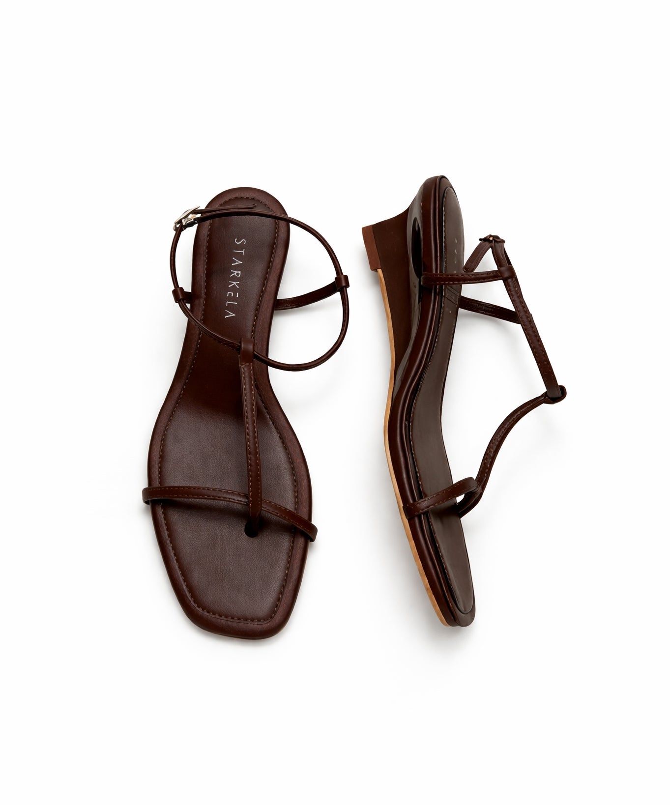 Villa Curve T-strap Sandals Heels ST8-360