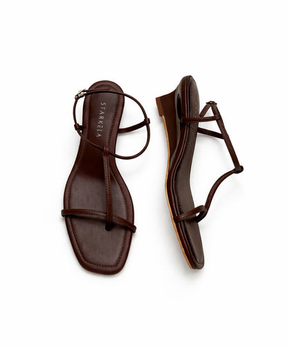 Villa Curve T-strap Sandals Heels ST8-360