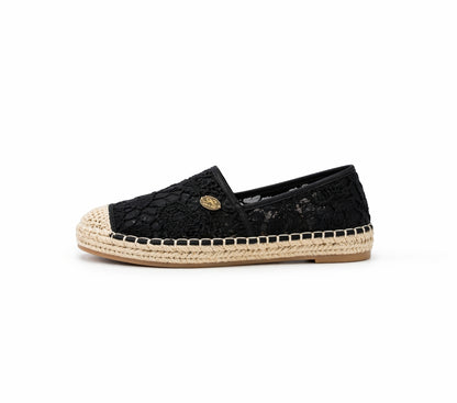Bohemia Lace Espadrille Flats SH602