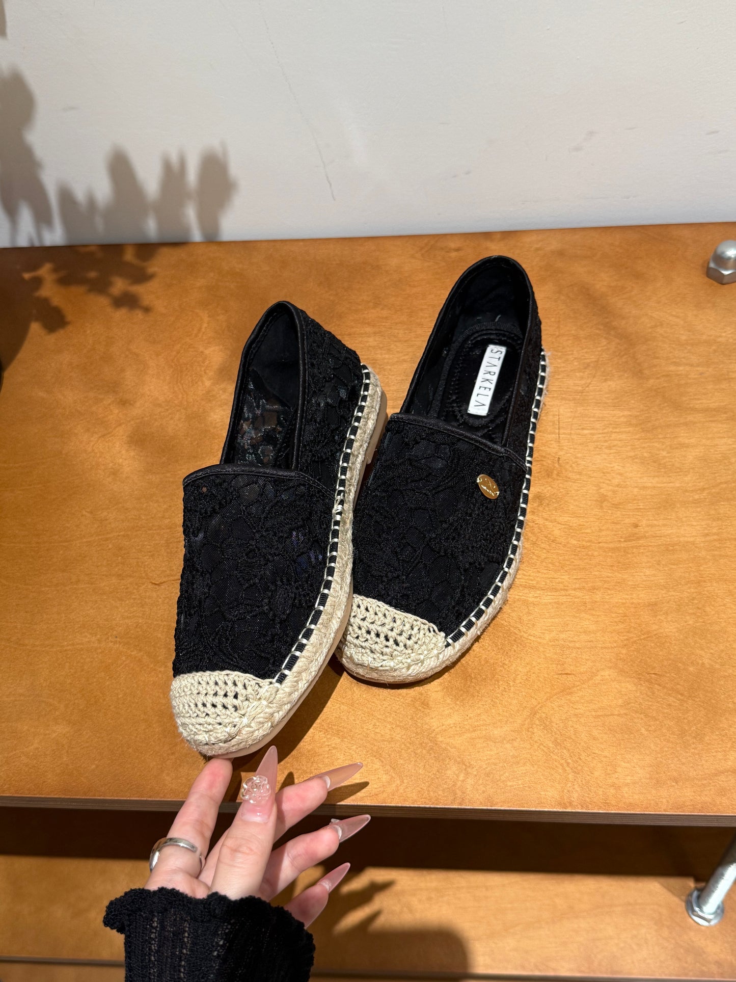 Bohemia Lace Espadrille Flats SH602