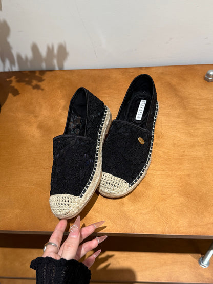 Bohemia Lace Espadrille Flats SH602